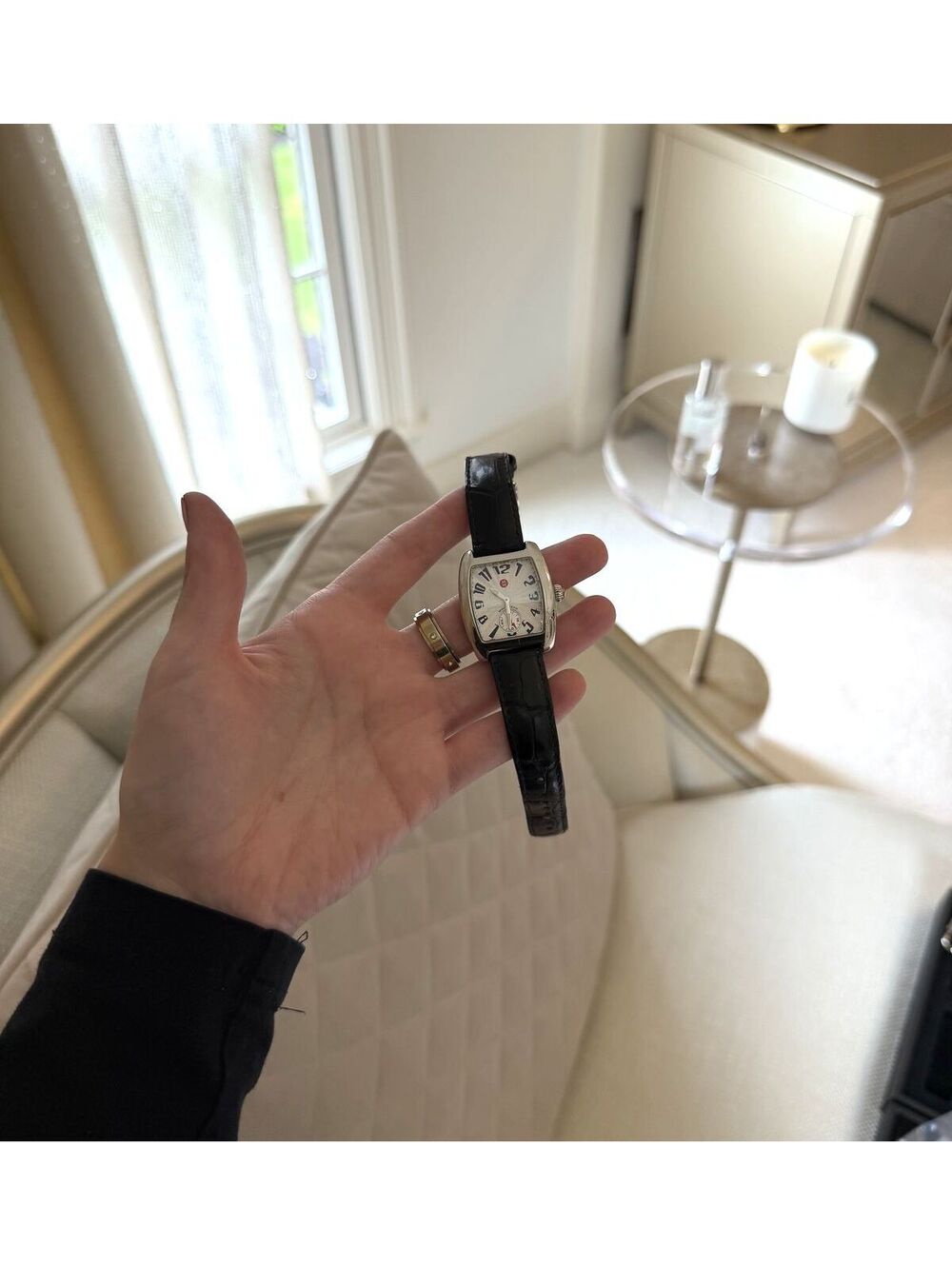 Michele Deco Diamond Dial Watch
